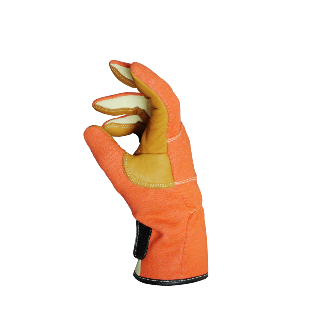 トンボレスキュー 消防 ガイドライン2022適合 防水防火手袋 オレンジ