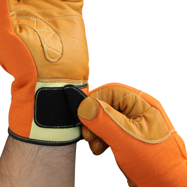 トンボレスキュー 消防 ガイドライン2022適合 防水防火手袋 オレンジ
