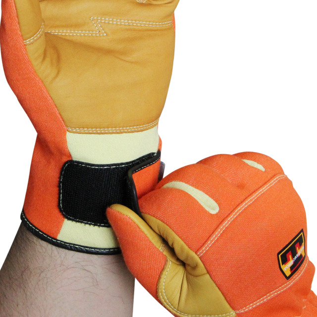 トンボレスキュー 消防 ガイドライン2022適合 防水防火手袋 オレンジ 